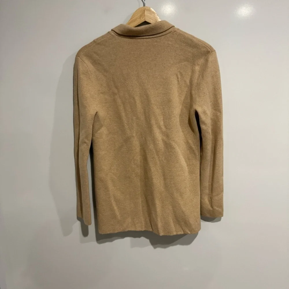 J. Crew Sweater Blazer Women's Tan Blazer